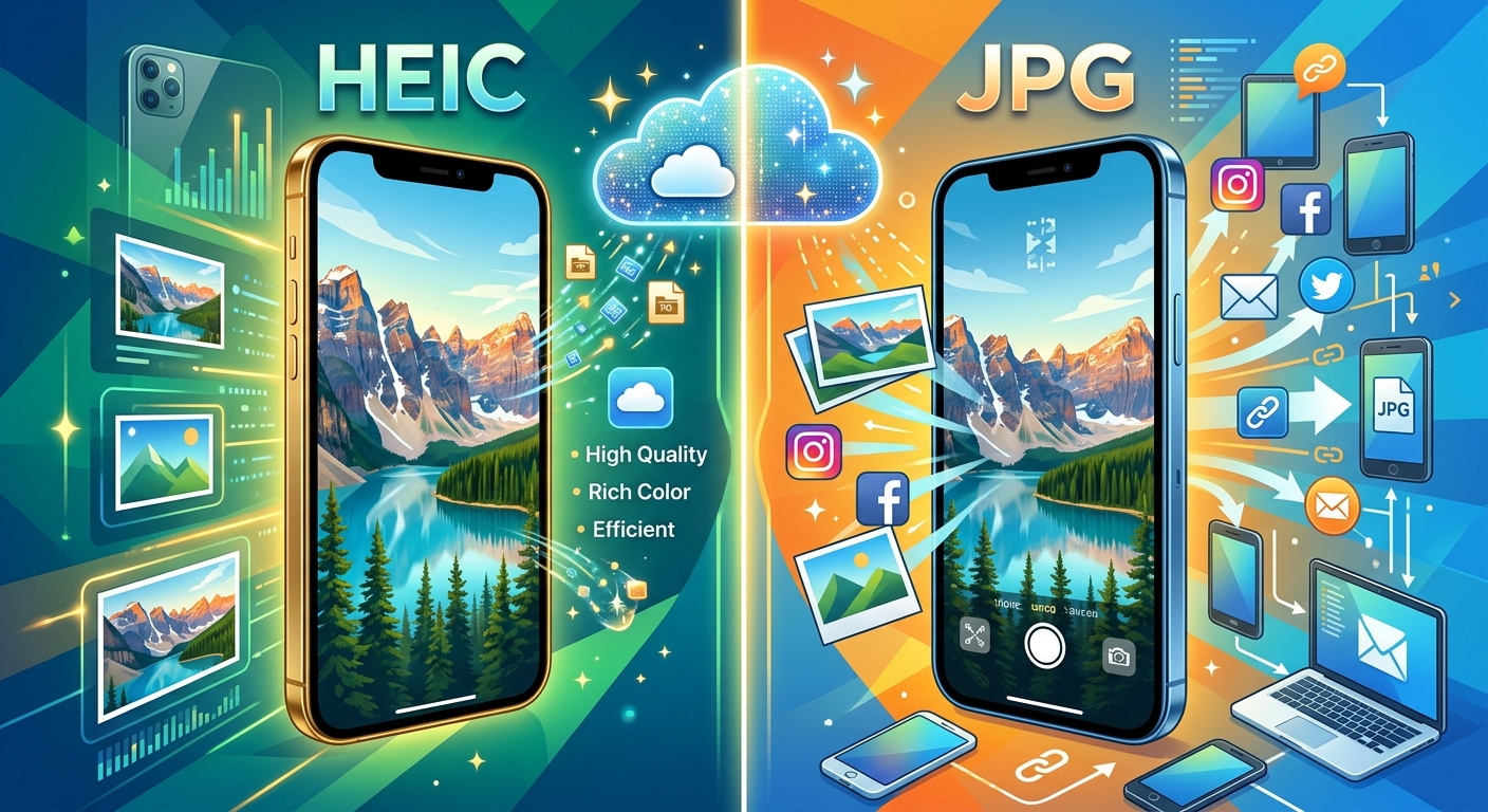 HEIC vs JPG for iPhone Photos and When Each Format Makes Sense